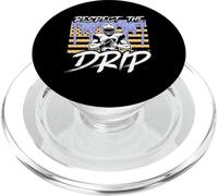 Respect The Drip Trendy Football Melting Ice Cream USA Flag PopSockets PopGrip for MagSafe
