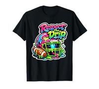 Respect The Drip USA Football for Boys Ice Cream Sprinkle T-Shirt
