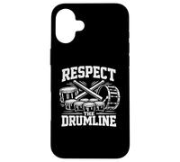 Respect The Drumline Marching Band Percussion Case for iPhone 16 Plus