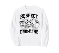 Respect The Drumline Marching Band Percussion Sweatshirt