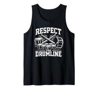 Respect The Drumline Marching Band Percussion Tank Top