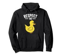 Respect The Duck I Little Duck I Duckling I Kids Duck Pullover Hoodie