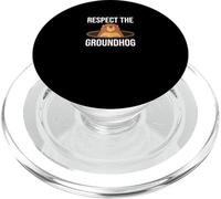 Respect the Groundhog Day Pennsylvania Dutch superstition PopSockets PopGrip for MagSafe