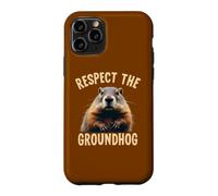 Respect the Groundhog Woodchuck Photo For Ground-Hog Lover Case for iPhone 11 Pro