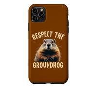 Respect the Groundhog Woodchuck Photo For Ground-Hog Lover Case for iPhone 11 Pro Max