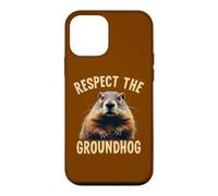 Respect the Groundhog Woodchuck Photo For Ground-Hog Lover Case for iPhone 12 mini