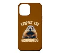Respect the Groundhog Woodchuck Photo For Ground-Hog Lover Case for iPhone 12 Pro Max