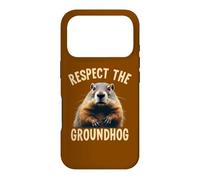 Respect the Groundhog Woodchuck Photo For Ground-Hog Lover Case for iPhone 17 Pro