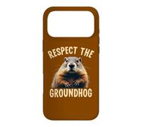 Respect the Groundhog Woodchuck Photo For Ground-Hog Lover Case for iPhone 17 Pro Max