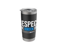 Respect The Knock Out - Nurse Anesthetist Anesthesia Stainless Steel Insulated Tumbler