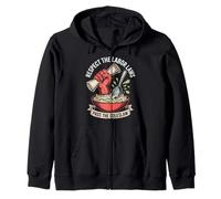 Respect the Labor Laws Pass the Coleslaw Labor Day Zip Hoodie