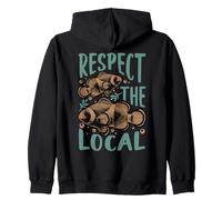 Respect The Local Clownfish Reef Life Zip Hoodie
