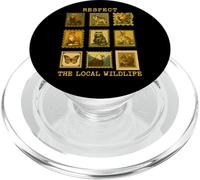 Respect The Local Wildlife Stamp Nature Animal National Park PopSockets PopGrip for MagSafe