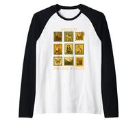 Respect The Local Wildlife Stamp Nature Animal National Park Raglan Baseball Tee