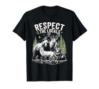 Respect The Locals Animals Forest T-Shirt