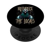 Respect The Locals Funny Pigeon Bird PopSockets Adhesive PopGrip