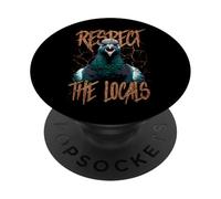 Respect The Locals Funny Pigeon Bird PopSockets Adhesive PopGrip