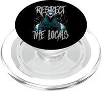 Respect The Locals Funny Pigeon Bird PopSockets PopGrip for MagSafe