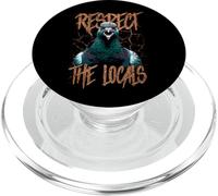 Respect The Locals Funny Pigeon Bird PopSockets PopGrip for MagSafe