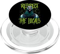 Respect The Locals Funny Pigeon Bird PopSockets PopGrip for MagSafe