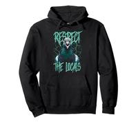 Respect The Locals Funny Pigeon Bird Pullover Hoodie