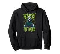 Respect The Locals Funny Pigeon Bird Pullover Hoodie