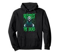 Respect The Locals Funny Pigeon Bird Pullover Hoodie