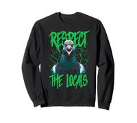 Respect The Locals Funny Pigeon Bird Sweatshirt