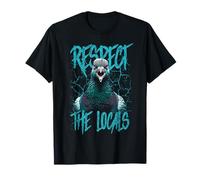 Respect The Locals Funny Pigeon Bird T-Shirt