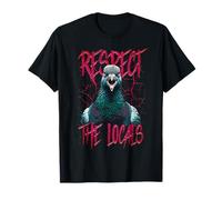 Respect The Locals Funny Pigeon Bird T-Shirt