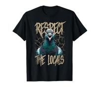 Respect The Locals Funny Pigeon Bird T-Shirt