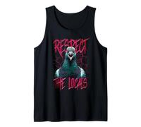 Respect The Locals Funny Pigeon Bird Tank Top