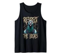 Respect The Locals Funny Pigeon Bird Tank Top