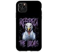 Respect The Locals Funny Seagull Seaside Case for iPhone 11 Pro Max