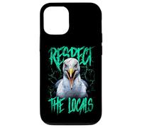 Respect The Locals Funny Seagull Seaside Case for iPhone 12/12 Pro