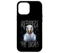Respect The Locals Funny Seagull Seaside Case for iPhone 12 Pro Max