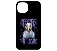 Respect The Locals Funny Seagull Seaside Case for iPhone 13