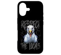 Respect The Locals Funny Seagull Seaside Case for iPhone 17