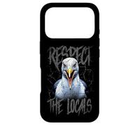 Respect The Locals Funny Seagull Seaside Case for iPhone 17 Pro