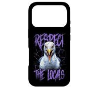 Respect The Locals Funny Seagull Seaside Case for iPhone 17 Pro