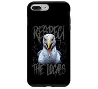 Respect The Locals Funny Seagull Seaside Case for iPhone 7 Plus/8 Plus
