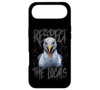 Respect The Locals Funny Seagull Seaside Case for iPhone Air