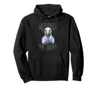 Respect The Locals Funny Seagull Seaside Pullover Hoodie