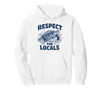 Respect The Locals Sea Turtle Ocean Life Beach Lover Pullover Hoodie