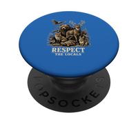 Respect The Locals Wild Animals Forest Nature Conservation PopSockets Adhesive PopGrip