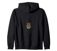 Respect The Locals Wild Animals Forest Nature Conservation Zip Hoodie