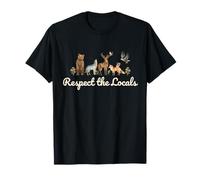 Respect the Locals Wildlife Nature, Sustainable Conservation T-Shirt