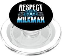 Respect The Milkman Dairy Farmer Everyday Legend PopSockets PopGrip for MagSafe