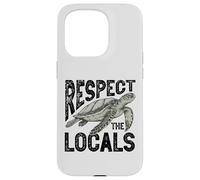 Respect The Ocean Love Turtles Save Our Oceans Case for iPhone 15 Pro