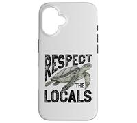 Respect The Ocean Love Turtles Save Our Oceans Case for iPhone 16